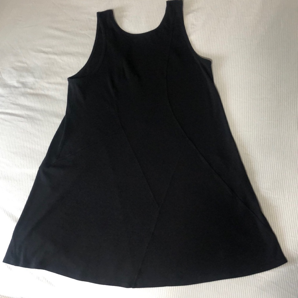 Lululemon Black ribbed sleeveless dress size 12